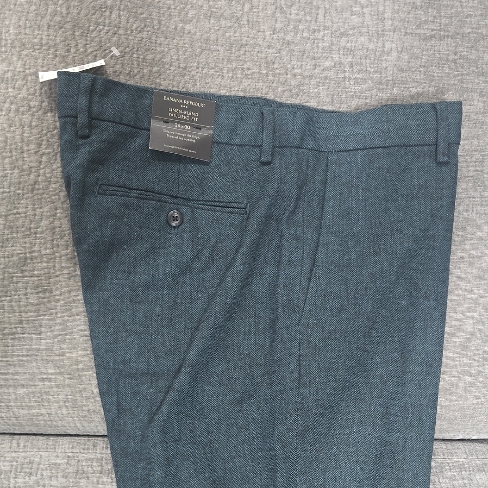 Banana Republic Men's Dark Teal Pants